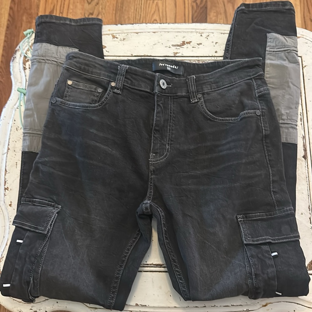 Serenede Cargo Patchwork Serenity Prayer Distress… - image 2